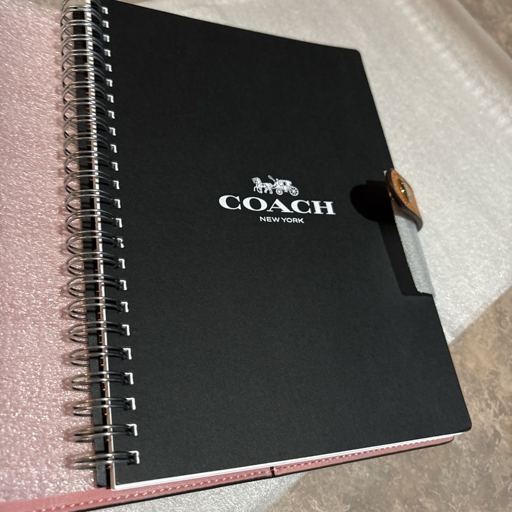Powder Pink Coach Notebook - Picture 4 of 4